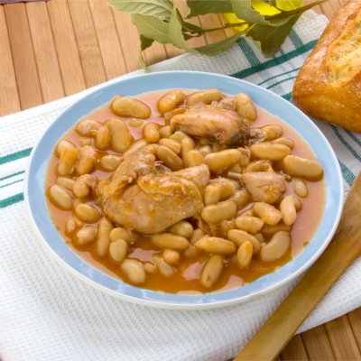 JUDIAS CON CODORNIZ