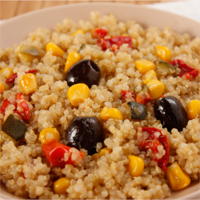 ENSALADA QUINOA ACEITUNAS