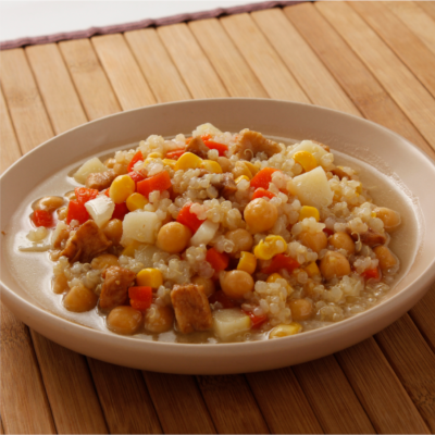 ENSALADA DE GARBANZOS CON QUINOA