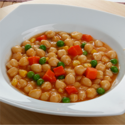 GARBANZOS A LA JARDINERA SEDA