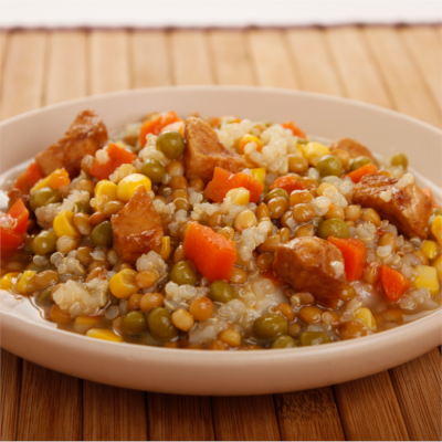 ENSALADA DE LENTEJAS CON QUINOA