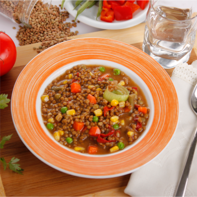 LENTEJAS A LA JARDINERA SEDA